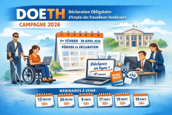 Calendrier déclaration d'emploi des travailleurs handicapés
